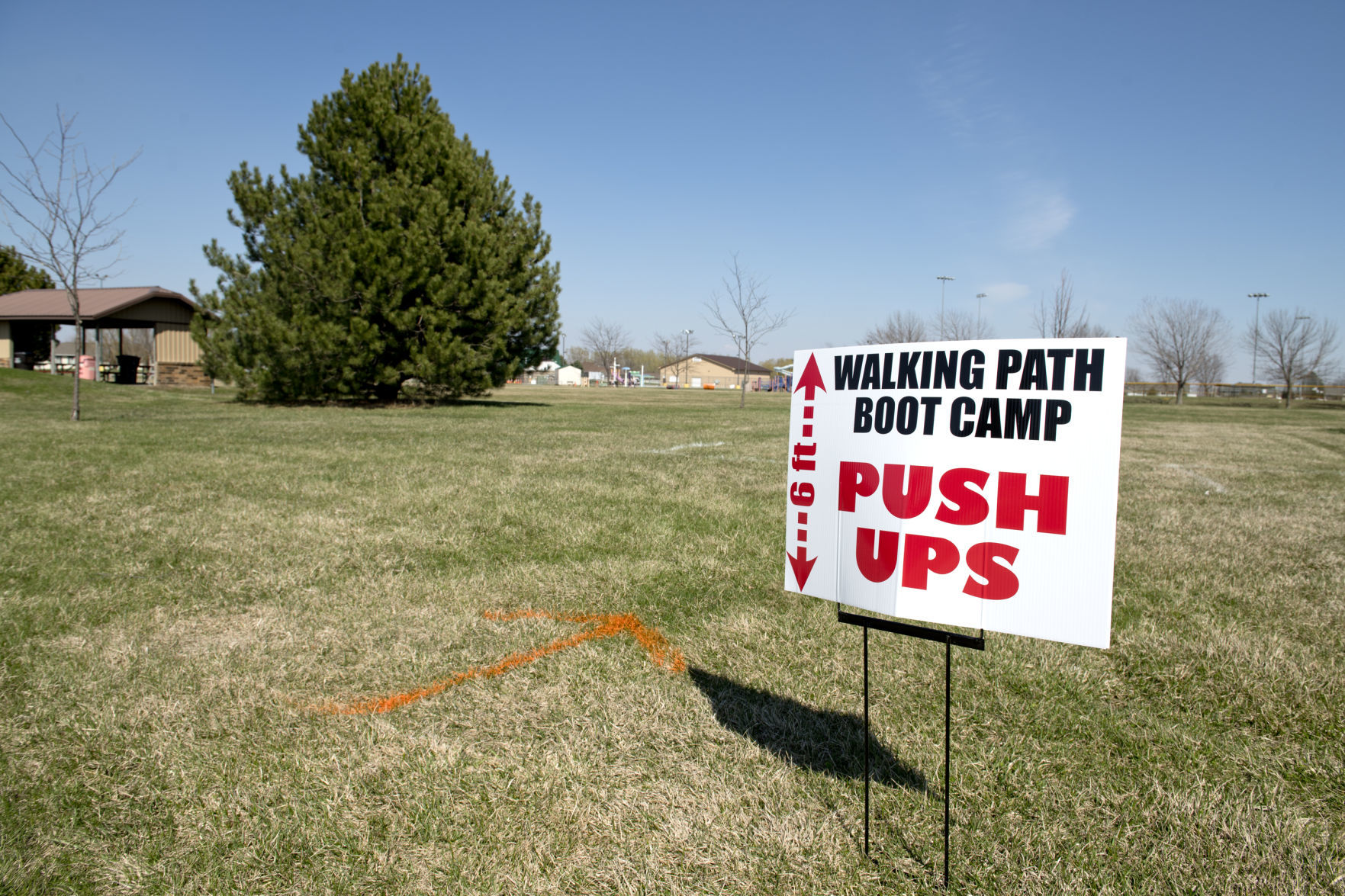 COVID-19 Walking Path Boot Camp